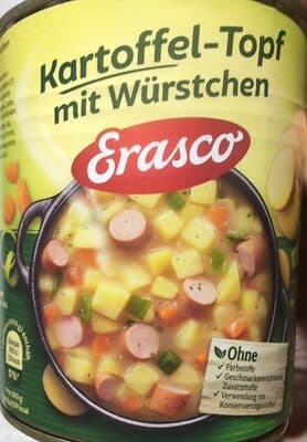 Kartoffeltopf mit Würstchen