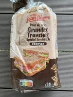pain de mie grandes tranches spécial sandwich complet