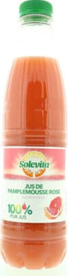 Jus de pamplemousse rose
