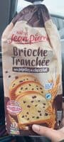 Brioche tranchée aux pépites choco