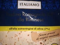 Piadina Romagnola Riminese all'olio extravergine d'oliva