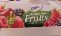 Yaourt aux fruits avec morceaux