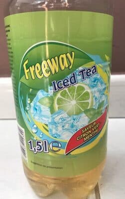 iced tea citron vert, menthe