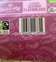 6 Seeded Folded Flatbreads