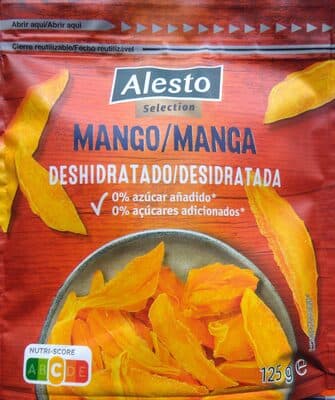 Mangostreifen getrocknet