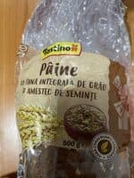 Pâine cu făină integrală de grâu și amestec de semințe