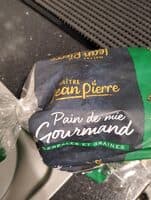 Pain de mie grande tranche gourmet céréales