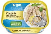Filets de sardines marinade citron et basilic Nixe