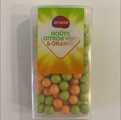 Mini Dragées saveur citron vert orange