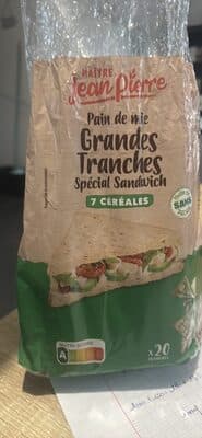 Pain de mie grandes tranches 7 cereales