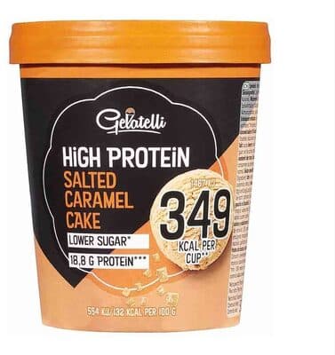 High Protein Salted Caramel Ice Cream