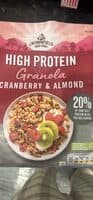 High Protein Granola Cranberry & Almond