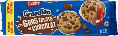 Grandino aux gros éclats de chocolat