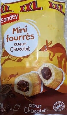 Mini fourrés cœur chocolat