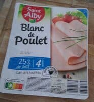 Blanc de poulet -25% sel