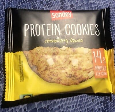 Protein cookies strawberry & lemon