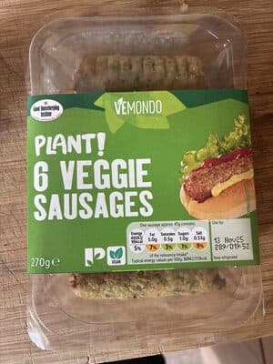 6 Veggie Sausages