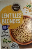 Lentilles blondes