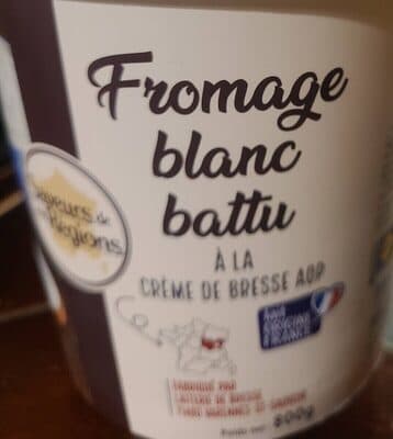 Fromage blanc battu à la crème de bresse AOP