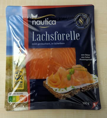 Lachsforelle mild geräuchert in Scheiben