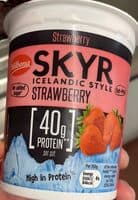 Icelandic Style Strawberry Skyr