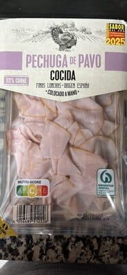 Pechuga de pavo cocida