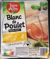 Blanc de poulet doré au four 100% filet
