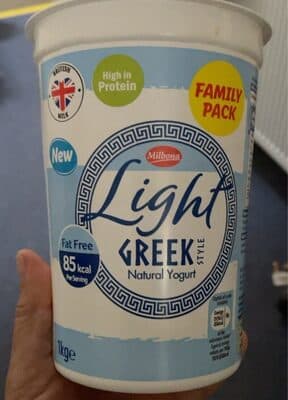 Greek style natural yogurt