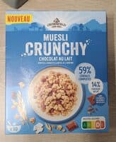 Muesli Crunchy chocolat au lait
