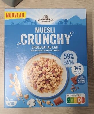 Muesli Crunchy chocolat au lait