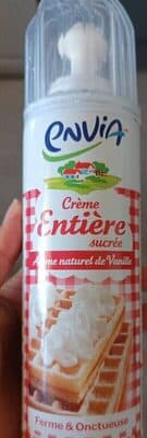 Crème entière sucrée