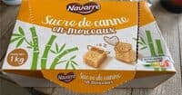 Sucre de canne en morceaux