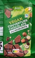 Vegan chocolate with walnuts