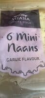 Mini Naans Garlic Flavour