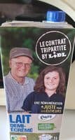 Lait demi-écrémé Envia