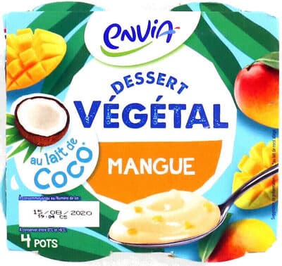 Dessert végétal Mangue