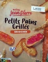 Petits pains grillés briochés