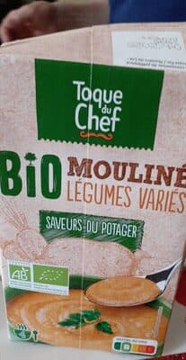 Bio mouliné légumes variés saveurs du potager