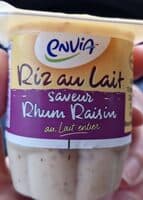 Riz au lait rhum raisin