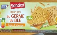 Biscuits au Germe de Blé Soja et Orange
