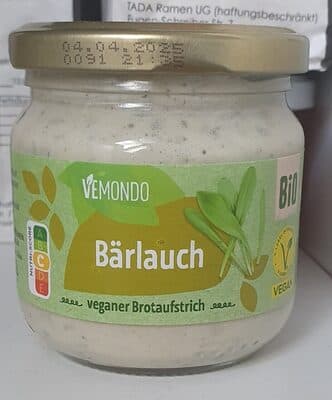 Bärlauch veganer Brotaufstrich