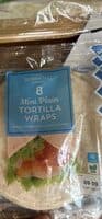 Mini Plain Tortilla Wraps