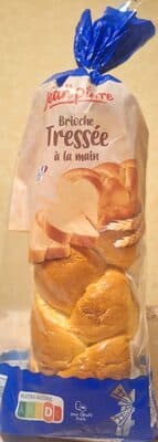 Brioche tressée à la main