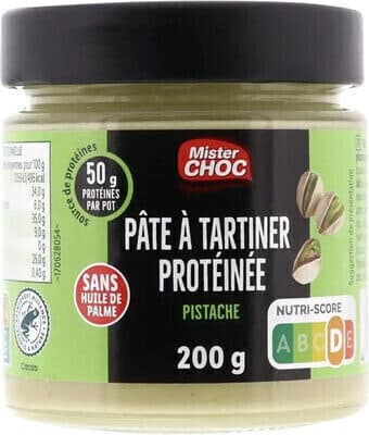 Pâte à tartiner protéinée Pistache