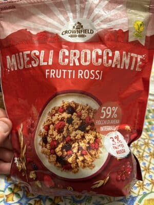Muesli Croccante Frutti Rossi
