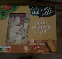Crudités poulet fromage et oeuf