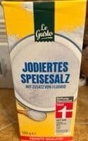 Jodiertes Speisesalz