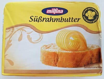 Butter Süssrahmbutter