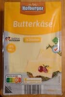 Butterkäse in Scheiben