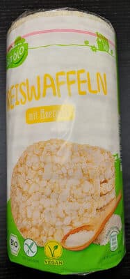 Bio-Reiswaffeln mit Meersalz